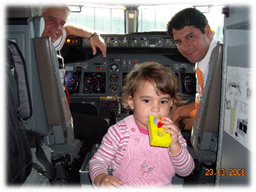 Viajar de avião com crianças