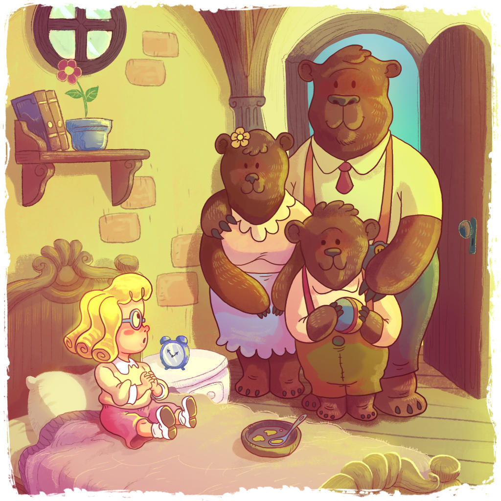 Histórias para Dormir - Cachinhos Dourados e os três ursos